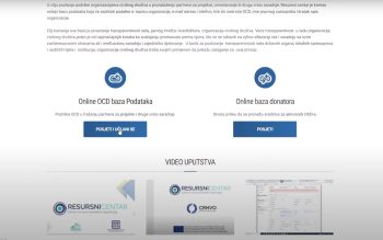 Unos, uređvanje i brisanje podataka korisnika (OCD baza podataka)